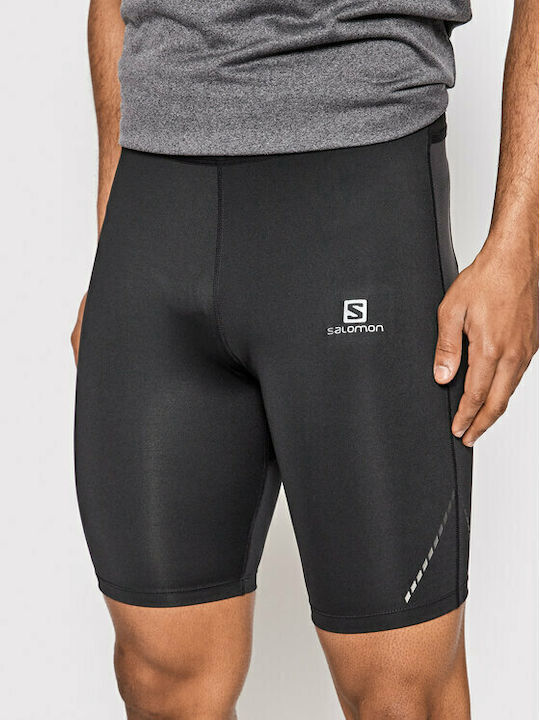 Salomon Men's Sports Short Leggings Black