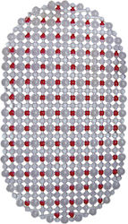 AGC Rutschfeste Badematten Bunt 35x65εκ. 6Stück