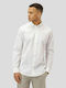 Marcus Men's Shirt Long Sleeve Cotton White