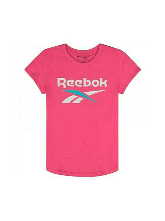 Reebok Παιδικό T-shirt Ροζ GA4067