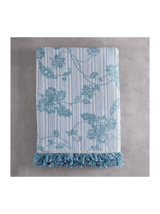 Palatex Daizy Ριχτάρι Πολυθρόνας Chenille 170x180εκ. Blue 1333731