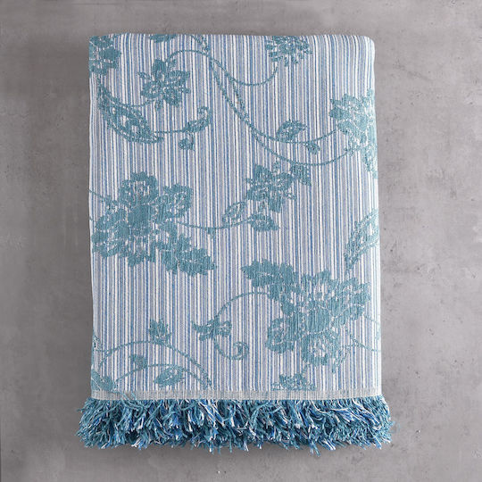 Palatex Daizy Cuverturi Pentru Canapea De Fotoliu Chenille 170x180cm Albastru