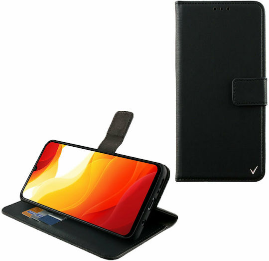 Volte-Tel Allure Magnet Wallet Piele artificială Negru (Xiaomi Mi 10 Lite)