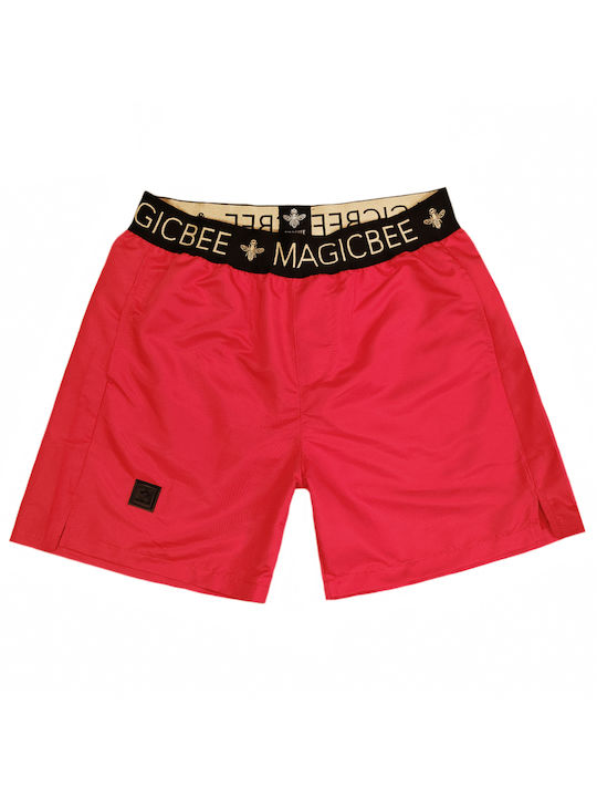 Magic Bee Men's Swimwear Shorts Red