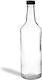 Glass Water Bottle with Screw Cap Transparent 1500ml