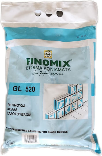 Finomix GL 520 Adeziv Blocuri de sticlă Alb 5kg