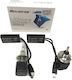 Mover Samsung Lamps Car F2 H7 LED 6500K Cold White 12V 20W 2pcs