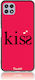 Kisser Back Cover Silicone Red (Galaxy A22 5G)