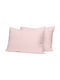 Palatex Solid Σετ Μαξιλαροθήκες Crystal Pink 50x70εκ.