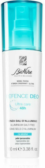 Bionike Defence Deo Ultra Care Αποσμητικό 48h σε Spray Χωρίς Αλουμίνιο 100ml