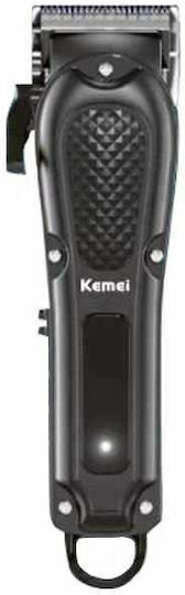 Kemei KM-1071 Επαναφορτιζόμενη Κουρευτική Μηχανή Μαύρη KM-PG1071