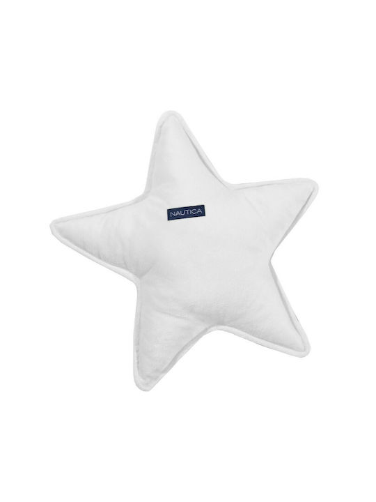 Nautica Διακοσμητικό Μαξιλάρι Κούνιας "Αστέρι" Λευκό 37x37cm