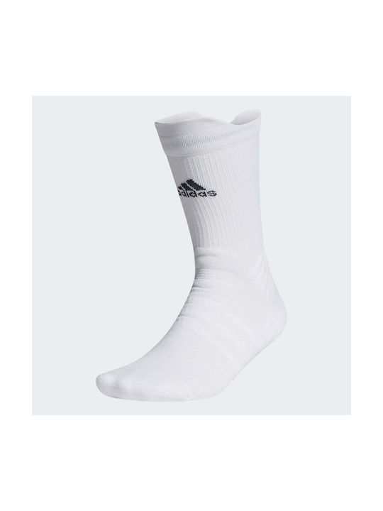 Adidas Cushioned Crew Κάλτσες για Τέννις Λευκές 1 Ζεύγος