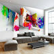 Wall Mural Three-dimensional Shapes Fabric 250x175cm