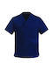 Palatex Work T-Shirt Blue Short Sleeve V