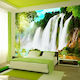 Fototapet de Perete 400x280cm The beauty of nature: Waterfall Tesatura