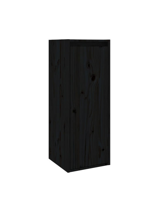 Cabinet Wall Black 30x30x80cm