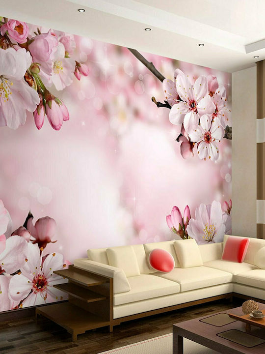 Fototapet de Perete 300x210cm Spring Cherry Blossom Tesatura