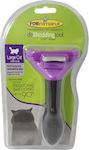 FOBnimarut deShedding Brush for Short-Haired Cats Large