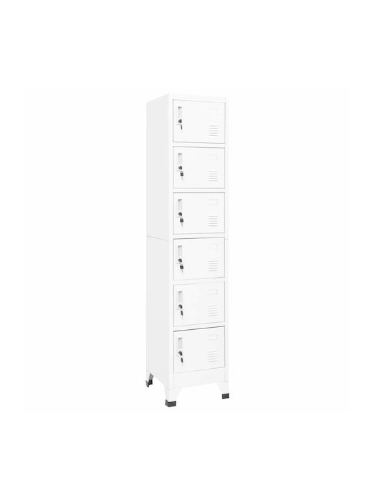 Locker Metal with 5 Cabinets 38x40x180cm