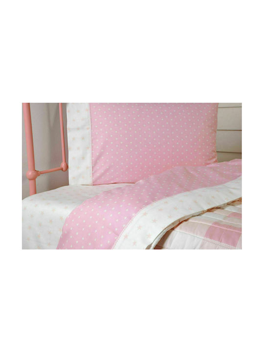 Down Town Home Set Kinderbettbezug Einzel Rosa