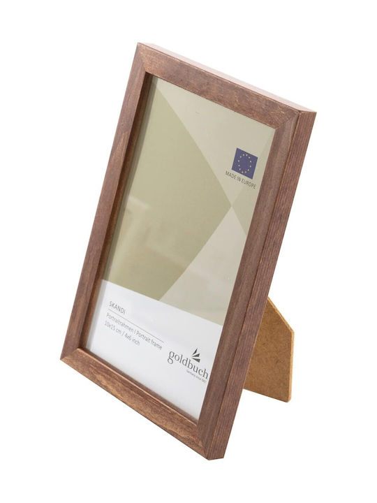 Goldbuch Brown Skandi Photo Frame Wooden with Brown Frame