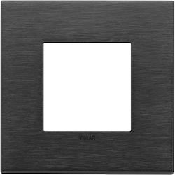 Vimar Eikon Exe Switch Frame 1 Position in Blac...