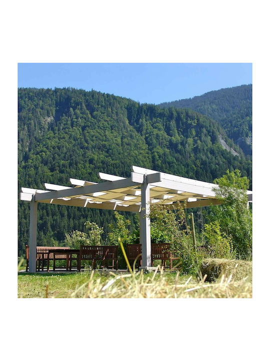 Garden Pergola Made of Plastic 400x400cm