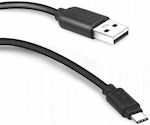 SBS Regular USB 2.0 to micro USB Cable Μαύρο 1.5m (CABLEMICROC15K)