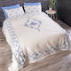 Palatex Carmine Set Coverlet Queen Size Blue 230x240cm 3pcs