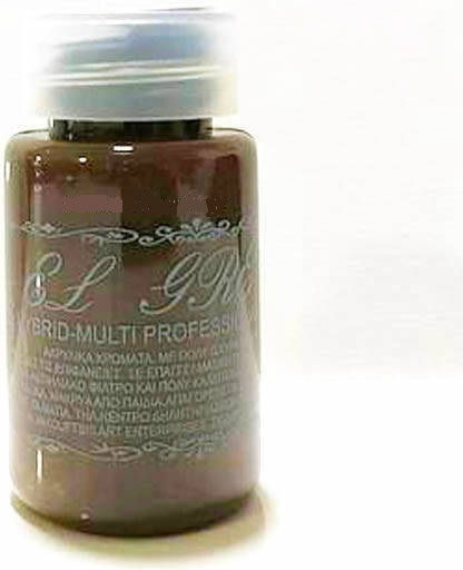 El Greco Hybrid Multi-Professional Ακρυλικό Χρώμα Ζωγραφικής Brown Van Dycke 79 60ml