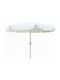 Round White Metal Parasol Φ3m