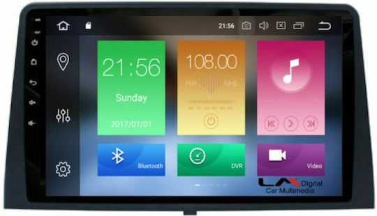 LM Digital Auto-Audiosystem für Peugeot Partner Opel Kombi Toyota Proace Citroen Berlingo Honda City 2019+ Bluetooth USB Eingebautes Wi-Fi GPS Apple CarPlay Android Auto mit Touchscreen 10.1"