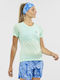 Salomon Women's Athletic T-shirt Beach Glass
