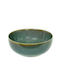 Cryspo Trio Salatieră din Porțelan Emerald Green 23x23cm 1buc