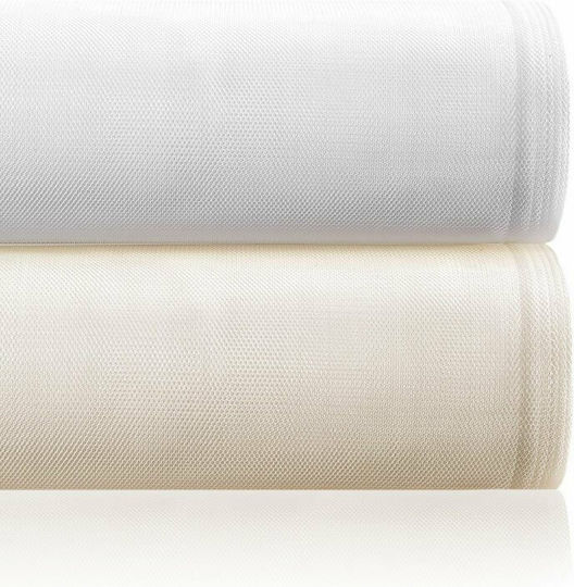 Parisis Tulle for Wedding Favors French Lace Topper 180cm x 50m. 1pcs (Μiscellaneous Designs/Colors)