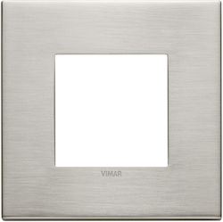 Vimar Eikon Exe Schalterrahmen 1-fach in Silber...