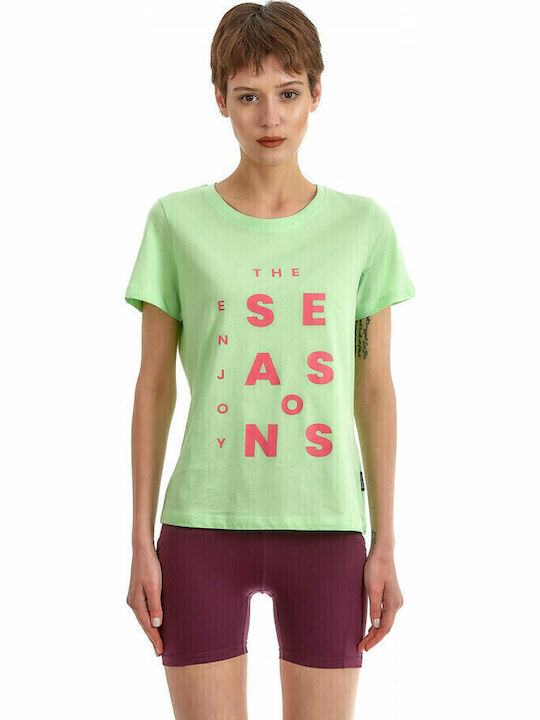 Women's T-shirt Paradise Green