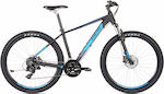 Ideal Strobe 27.5" 2022 Μαύρο Mountain Bike με 16 Ταχύτητες και Υδραυλικά Δισκόφρενα