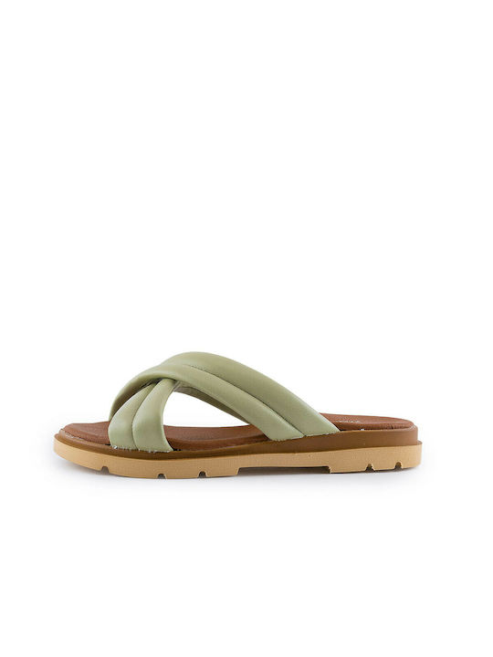 Step Crossover Women's Sandals Green