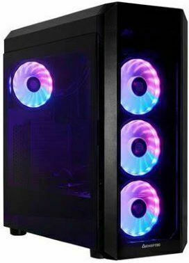 Chieftec Scorpion 4 Gaming Middle Tower Carcasă Calculator cu Fereastră Laterală și Iluminare RGB Negru