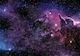 Autocolantă Fototapet de Perete 196x140cm Purple Nebula Violet