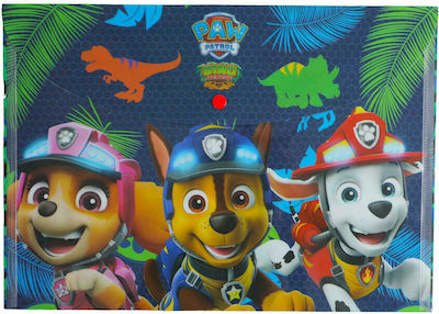 Gim Folder with Button for Paper A4 Multicolour Paw Patrol