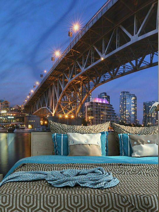 Fototapet de Perete 200x154cm Granville Bridge - Vancouver (Canada) Tesatura