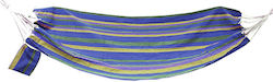 Summertiempo Hängematte Einzeln Stoff Blau 200x80cm