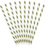 Bronze paper straws (10 pieces)