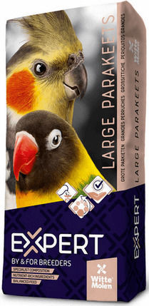 Witte Molen Expert Parakeet Mixture Prima Birds Food for Medium Parrots 20kg