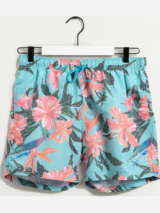 Gant Classic Men's Swimwear Shorts Green Floral