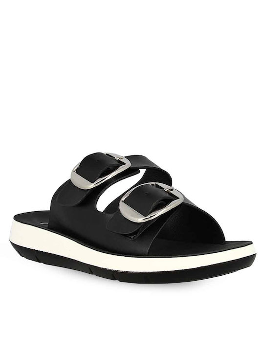 Parex Women's Flat Sandals In Black Colour