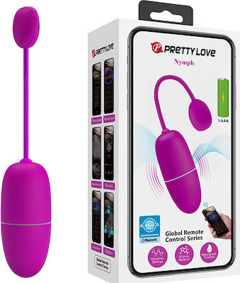 Pretty Love Nymph Vibrator Egg with Remote Control BI-014895HP 0602S Purplish